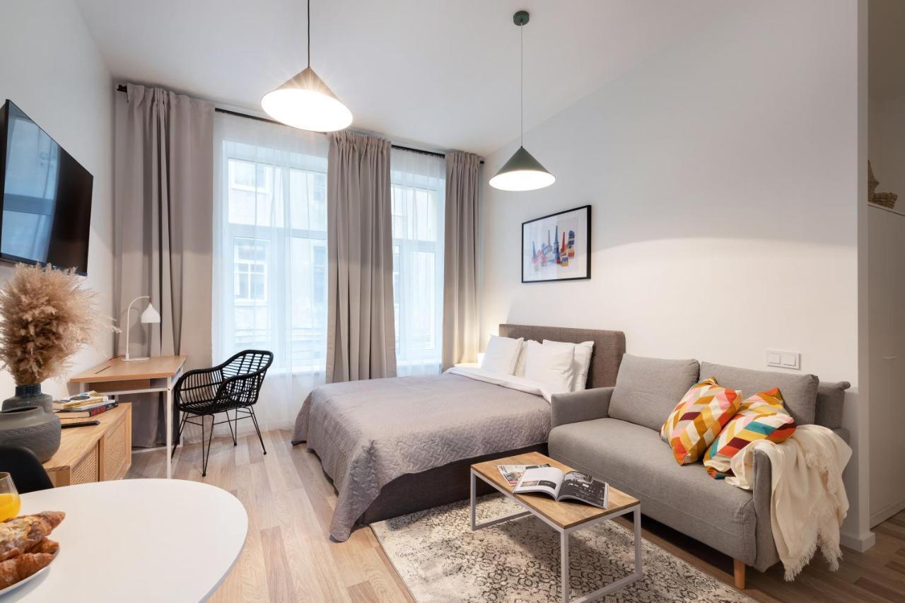 #Stayhere - Modern & Central Studio Apartments Vilnius Rum bild